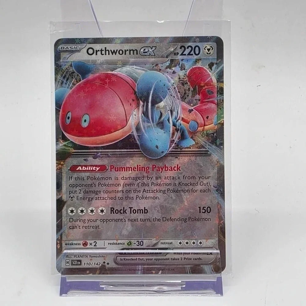 orthworm ex pokemon card value Pokemon | Toys | Pokemon Orthworm Ex 1142 Scarlet Violet Stellar Crown  Ultra Rare Card